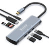 Ycbueno Hub Usb C, Concentradores Usb 7 En 1 Con Hdmi 4k, 3 0