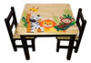 Juego De Mesa Y Silla Para Niños Diseño Animales 6