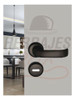 Herrajes Picaporte  Anodizado Premium Latina!!exterior Negro 6