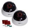 2 X Nueva Luz De Led Rojo De Cámara Seguridad Falso Falso Ma 1