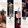 Cocktail Shaker Set Black Bartender Kit Para Bar Con Soporte 1