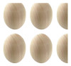 10x Ovos De Páscoa De Madeira Pintáveis Diy Conjunto De 2