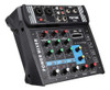Consola Mixer 4 Canales Potenciada Interfaz Usb/bt/phantom 0