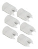 Extensor Semente Comedouro Meia Lua Pássaros Kit 12unid 4