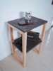 Mesa De Arrime, Organizador, Consola Black Minimal Deco 4