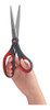Tijera Scotch Precision, 8 Pulgadas, Gris / Rojo 3