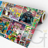 Papel De Parede Adesivo Teens Quadrinhos Heróis Marvel Dc 3