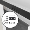4 Kit De Ferragens Para Porta De Celeiro Deslizante De 4 Pcs 1
