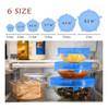 Tapa Silicona Multiuso Tapas X6 Ajustable Fruta Verdura Olla 4