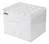 Organizador De Maquiagens Realce Em Acrílico Branco Perfeito 0