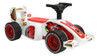 Carrinho Infantil  Menino Menina Rolimã Volante Kart Branco 0