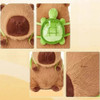 Boneca De Pelúcia Capivara Com Mochila E Chaveiro De Tartaru 5
