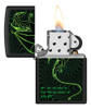 Encendedor Zippo Cyberpunk Dragon Neon Aventureros 2