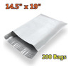 200 14.5x19 Poly Mailer Polybag Envío Sobres Bolsa De Plásti 1
