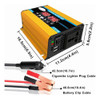 Inversor De Carro Digital Inteligente De 4000w 12v- 2 Saídas 2