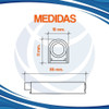 Expulsor Simple Push Open Plástico Magnético Puerta X 10 Uni 3