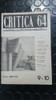 Revista Crítica / 1964 Cine, Letras, Arte / Rosario 0