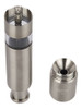 Kit X 2 Molinillo Pimentero Salero Sal A Pistón Acero Inox. 7