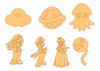 Pack Vectores Corte Laser - 58 Figuras Super Mario 4