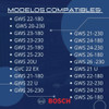 Juego Carbones Compatible Gws 22-230 Bosch 2