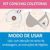 Kit 4 Conchas P/ Amamentação (silicone E Poliprop) Savemilk 7