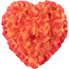 Petalos De Rosas De Tela 1200u Color Sunset Red 0