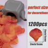 Petalos De Rosas De Tela 1200u Color Sunset Red 1