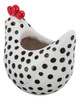 Plantador De Frango Branco Branco Engraçado Galo Decorativo 2