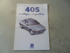 Antiguo Folleto Publicitario Peugeot 405 Signature No Manual 0 Antiguo Folleto Publicitario Peugeot 405 Signature No Manual 0