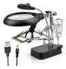 Lupa De Mesa Con Luz Led Para Trabajos De Precisión Usb 0