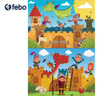 Juego 2 Puzzles Educa Infantil Dragones Y Caballos Febo 1