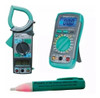 Multimetro Tester 1210 + Pinza Amp 3266 + Buscapolo  Proskit 0