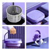 Mini Máquina De Lavar Roxo Roupas Intima Portátil Promoção 2