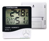 Termo Higrômetro Medidor Umidade Temperatura Relógio Digital 1