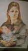Maternidad - Cuadro De Carlos Alonso - Enmarcado - 1971 0