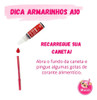 Kit De 8 Canetas Comestivel Ponta Fina De Decoração Premium 5