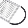 Rallador De Queso Rectangular De Acero Inoxidable Con Mango 3