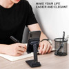 Suporte Celular Mesa Escritório Portatil Universal Preto 3