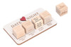 Dice Block Set Wooden Date Night Para Casais 7