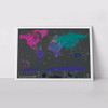 Mapa Mapamundi Vinilo Planisferio Raspar Color Viaje Trendy 3
