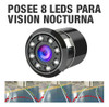 Camara Retroceso Vision Nocturna Led Auto Estacionamiento 1
