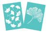 Stencil Laura Craft Set Ginkgo Biloba 0