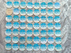Lote 95 Tazos Zipper Base Celeste Gruesos Diferentes 1