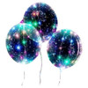 2 Globos Gigante C Luces Led Blancas Calidas Cotillon Fiesta 0