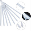 Guia De 8 Tubos Luces Lagrima Efecto Lluvia Cascada 80cm 4