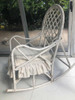 Sillon Mecedor Blanco Con Almohadon 0