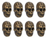 Skull Craft 50 Conjuntos De Rebites Individuais 25x16mm Diy 1