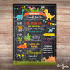 Kit Imprimible Dinosaurios, Cumple, Pdf Editable 5
