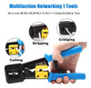 Knoweasy Rj45 - Herramienta De Crimpado Para Pasar A Travs D 4