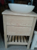 Mueble Rustico En Madera Maciza Para Bacha De Baño 0